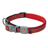 DOCO® VARIO O-Ring Nylon Dog Collar with Reflective Stitching