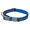 DOCO® VARIO O-Ring Nylon Dog Collar with Reflective Stitching