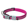 DOCO® VARIO O-Ring Nylon Dog Collar with Reflective Stitching