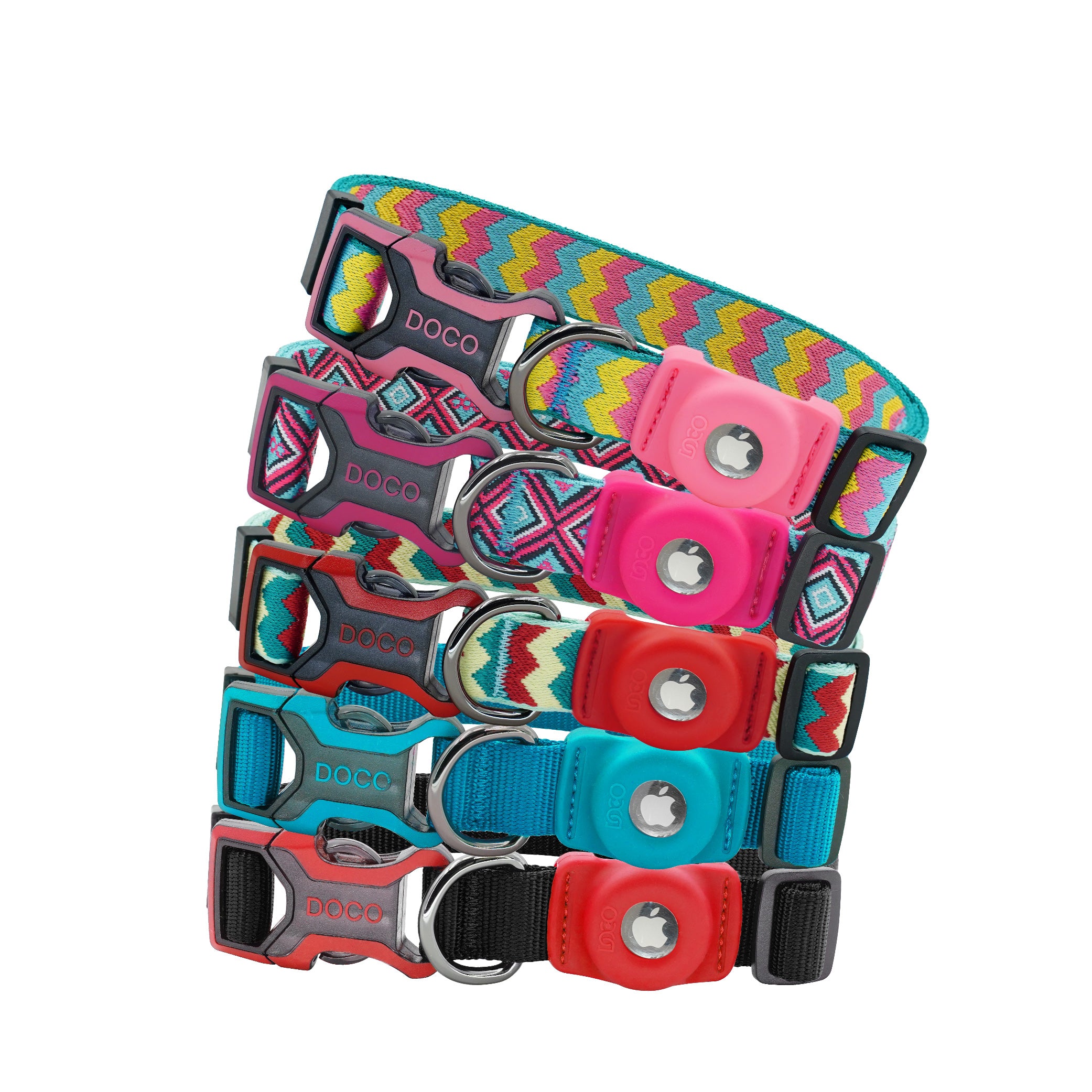 AirTag for Dog | Stylish Nylon Collar with Secure Holder for