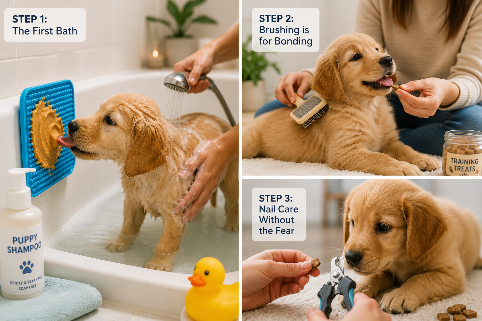 puppy grooming guide