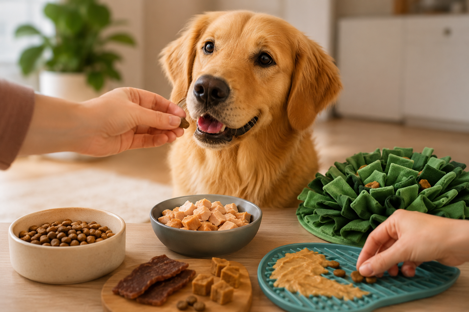 give your dog treats