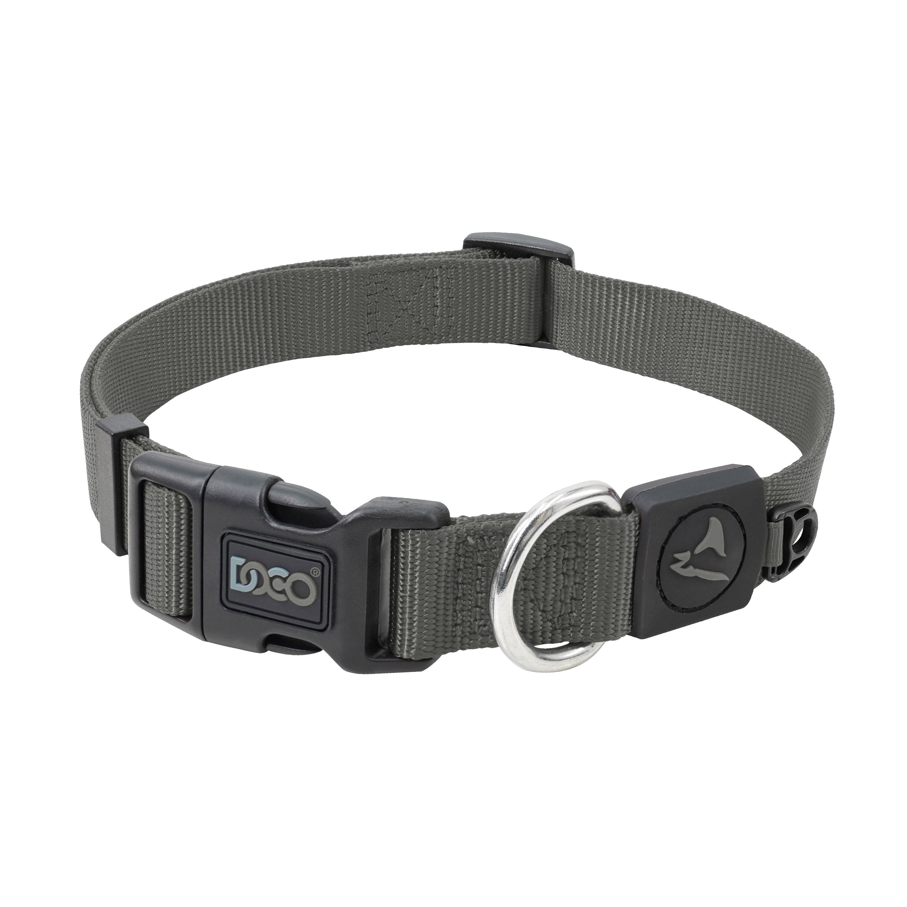 Docoo Classic Dog Collar | Adjustable Durable Heavy-Duty Soft Nylon