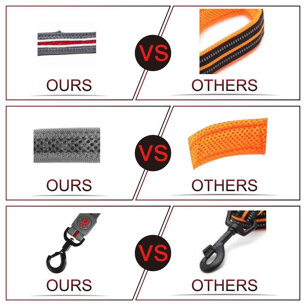 DOCO® Lunar Air Easy Snap Multifunction Leash - 6ft w/ Click and Lock Snap - www.docopet.com