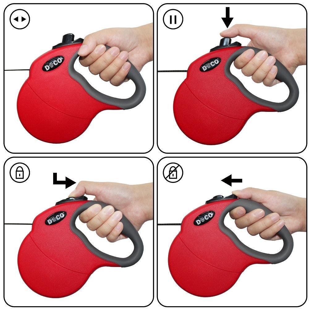 DOCO® ALL DAY ADVENTURE RETRACTABLE LEASH - www.docopet.com