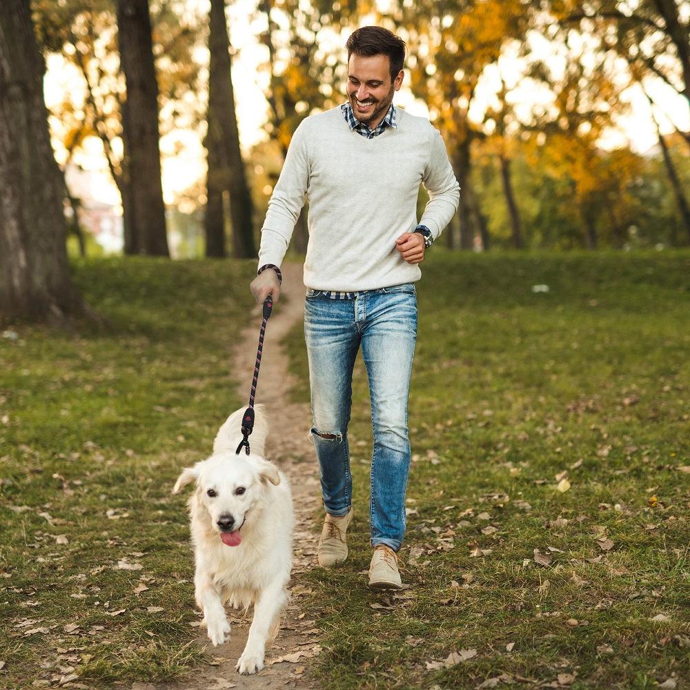 DOCO® Reflective Traffic Rope Leash - Click & Lock Snap - 20 inch - www.docopet.com