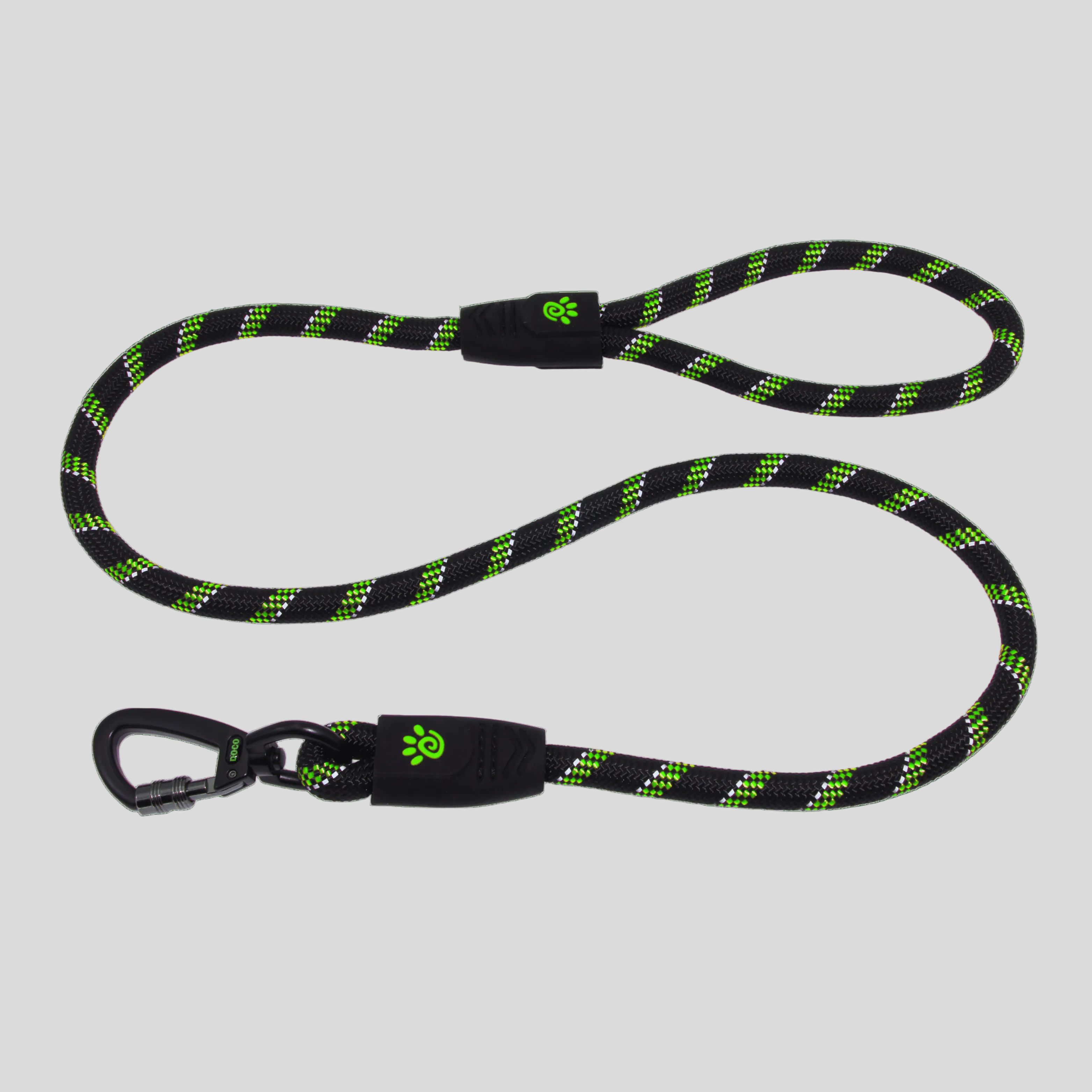 DOCO® 4ft or 5ft Reflective Rope Leash w/ Click & Lock Snap (1/2" Width) - www.docopet.com