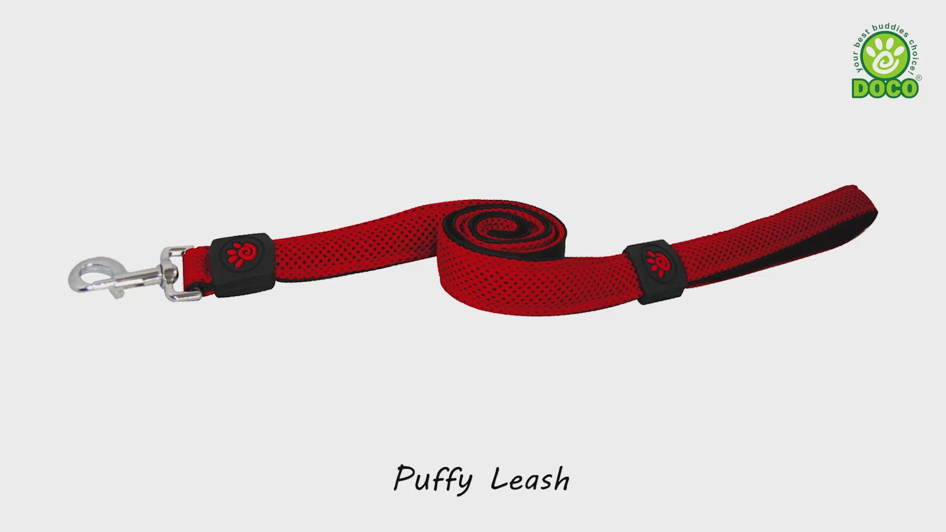 DOCO® Puffy Mesh Dog Leash 4ft